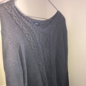 grey sweater